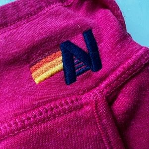 Aviator Nation Hot Pink Moto Sweatpants Size Small